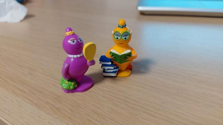 2 barbapapa poppetjes, Verzamelen, Poppetjes en Figuurtjes, Zo goed als nieuw, Ophalen of Verzenden