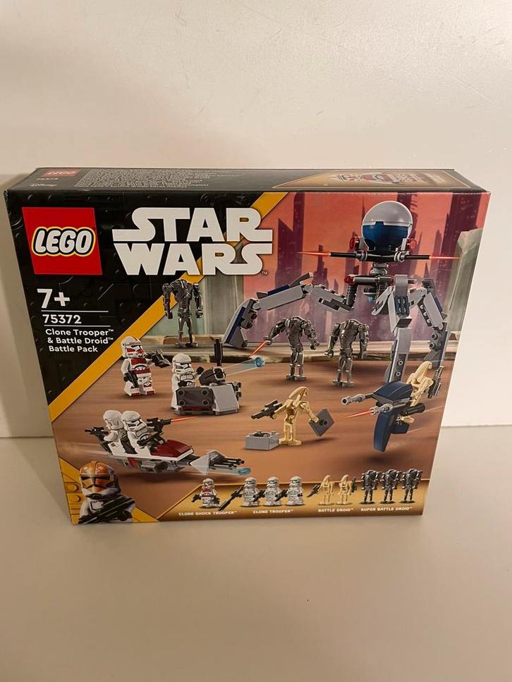 Lego 75372 clone trooper & battle droid pack nieuw sealed, Kinderen en Baby's, Speelgoed | Duplo en Lego, Nieuw, Lego, Complete set