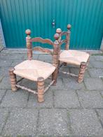 Vintage Brutalist Brocante Finca Dudouyt Stoelen, Antiek en Kunst, Antiek | Meubels | Stoelen en Banken, Ophalen