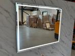 Spiegel 100x80 met Zwart Frame en Verlichting, Ophalen, Wltradingnl@outlook.com, Nieuw, 75 tot 100 cm