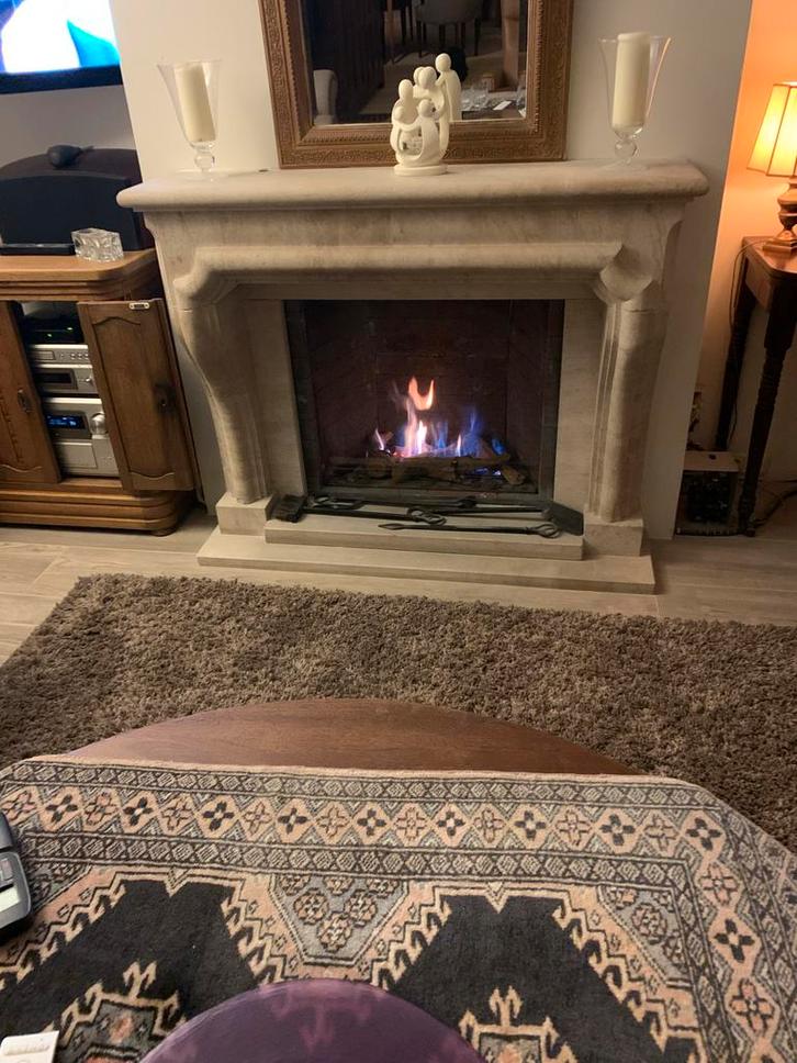 Inbouw gashaard (excl. schouw), Huis en Inrichting, Kachels, Gebruikt, Inbouw, Gaskachel, Gas, Ophalen