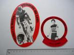 sticker oud Wielrennen vintage belgie retro paul moris lees, Verzenden, Zo goed als nieuw, Bedrijf of Vereniging