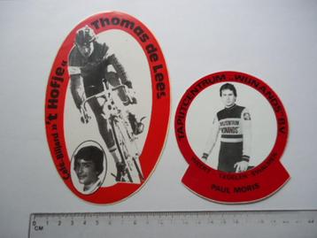 sticker oud Wielrennen vintage belgie retro paul moris lees beschikbaar voor biedingen