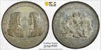 Penning - Moord op Johan & Cornelis de Witt - PCGS MS63 - RR, Ophalen of Verzenden, Overige materialen, Nederland