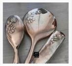 Korting Verzilverde antieke set Gero Spiegel Haar en Borstel, Antiek en Kunst, Ophalen of Verzenden