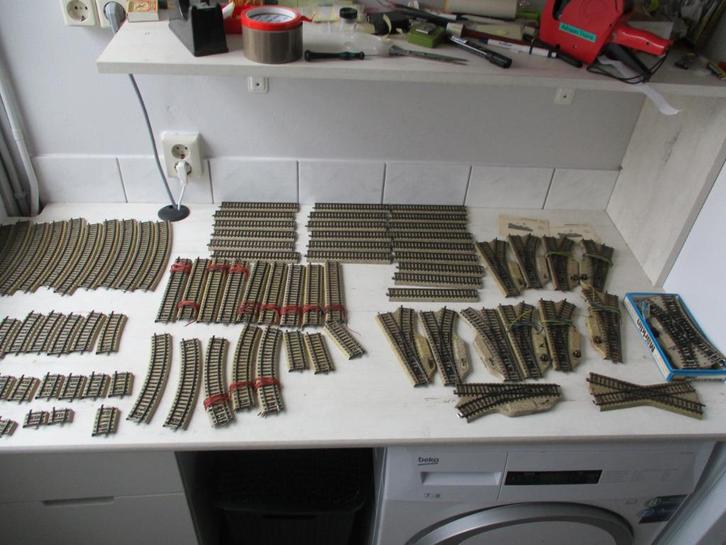 Märklin M-Rails en Wissels Kavel, Hobby en Vrije tijd, Modeltreinen | H0, Zo goed als nieuw, Rails, Wisselstroom, Märklin, Ophalen