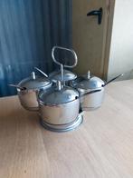 Vintage carrousel  dipsaus, olijven, jam, draaiend., Huis en Inrichting, Keuken | Potten en Pannen, Ophalen, Zo goed als nieuw