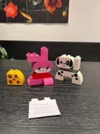 Heel goed 2x Lego Duplo Creatieve Dieren Konijn Hond 10573, Kinderen en Baby's, Speelgoed | Duplo en Lego, Complete set, Duplo