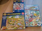 3 Van Haasteren puzzels (in 1 koop), Ophalen, 500 t/m 1500 stukjes, Gebruikt, Legpuzzel