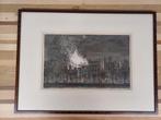 Print van Cornelis Bogerts - Brand Schouwburg Amsterdam, Ophalen of Verzenden