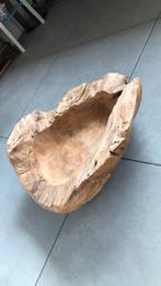 Houten (fruit)schaal. 45 cm, Huis en Inrichting, Ophalen, Zo goed als nieuw, Rond, Hout