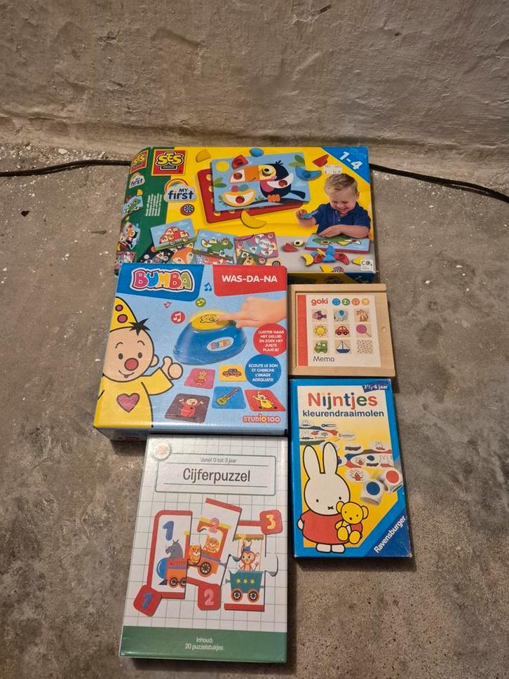 Leuke verzameling kinderspellen, Kinderen en Baby's, Speelgoed | Kinderpuzzels, Ophalen of Verzenden