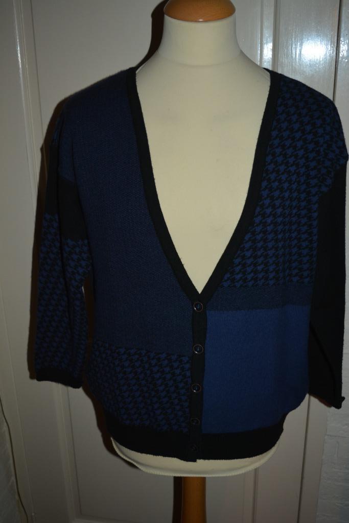 Mind.set, mooi net cardegan/vest, mt XXL, Kleding | Dames, Truien en Vesten, Zo goed als nieuw, Maat 46/48 (XL) of groter, Blauw