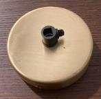 plafondplaat goud voor 1 lamp 8,5 cm, Ophalen, Nieuw, Metaal, Minder dan 50 cm