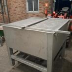 rvs voer silo 1 ton met losse bok, Dieren en Toebehoren, Schapen, Geiten en Varkens, Meerdere dieren, Schaap