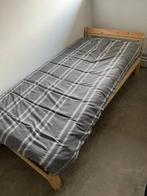 1 persoonsbed hout ikea, Huis en Inrichting, Eenpersoons, Wit, Nieuw, Ophalen of Verzenden