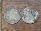 Set 2x zilveren 2-stuiver West Frisia, Ophalen of Verzenden, Vóór koninkrijk, Overige waardes