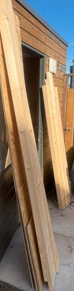 8x Geschaafde Vuren Balken 94x70mm (2,25 en 1,9 m), Ophalen, Gebruikt, 200 tot 250 cm, 50 mm of meer