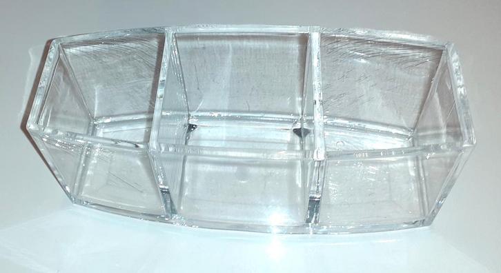 Opbergen organizer badkamer transparant 3 vakjes, Sieraden, Tassen en Uiterlijk, Uiterlijk | Cosmetica en Make-up, Nieuw, Toebehoren