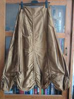 Nieuwe lange zijden rok maat L goudkleurig merk ART, Kleding | Dames, Rokken, Maat 38/40 (M), Overige kleuren, Ophalen of Verzenden