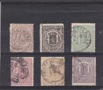 41.  1869-1871  Wapenzegels nvph nrs. 13 - 18,  gebruikt., Postzegels en Munten, Postzegels | Nederland, Verzenden, T/m 1940, Gestempeld