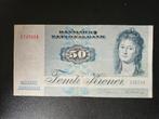 Denemarken pick 50e 1982, Postzegels en Munten, Bankbiljetten | Europa | Niet-Eurobiljetten, Ophalen of Verzenden, Overige landen
