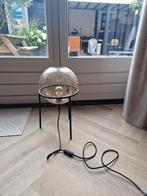Staande lamp, Huis en Inrichting, Lampen | Vloerlampen, Ophalen, Zo goed als nieuw, Glas, Minder dan 100 cm