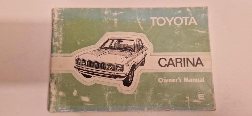 Toyota Carina Handleiding 1978 Owners Manual, Ophalen of Verzenden