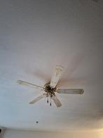 Vintage Plafondventilator met Verlichting, Ophalen, Gebruikt, Vintage, Minder dan 100 cm