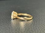 Nieuwe gouden ring met VS1-E diamant van 3.00 caraat!!, Sieraden, Tassen en Uiterlijk, Ringen, Nieuw, Ophalen of Verzenden, 17 tot 18