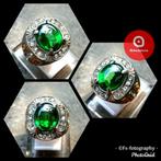 Colombiaanse Smaragd Edelsteenring - tijdloos sieraad CAR14, Sieraden, Tassen en Uiterlijk, Overige materialen, Verzenden, Heer