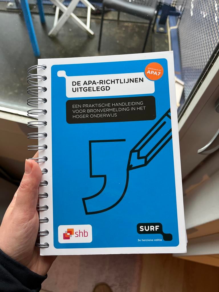 APA-richtlijnen uitgelegd APA7 HBO Verpleegkunde, Boeken, Ophalen of Verzenden, Gamma, Zo goed als nieuw, HBO