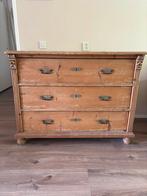 Massief houten dressoir, Huis en Inrichting, Kasten | Ladekasten, Ophalen, Gebruikt, 100 tot 150 cm, 3 of 4 laden