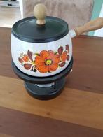 Retro achtig fondue stelletje, Verzenden, Zo goed als nieuw, Brander, Fondueset