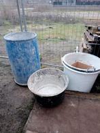 Diverse gebruikte speciekuipen en bakken, Ophalen, Gebruikt