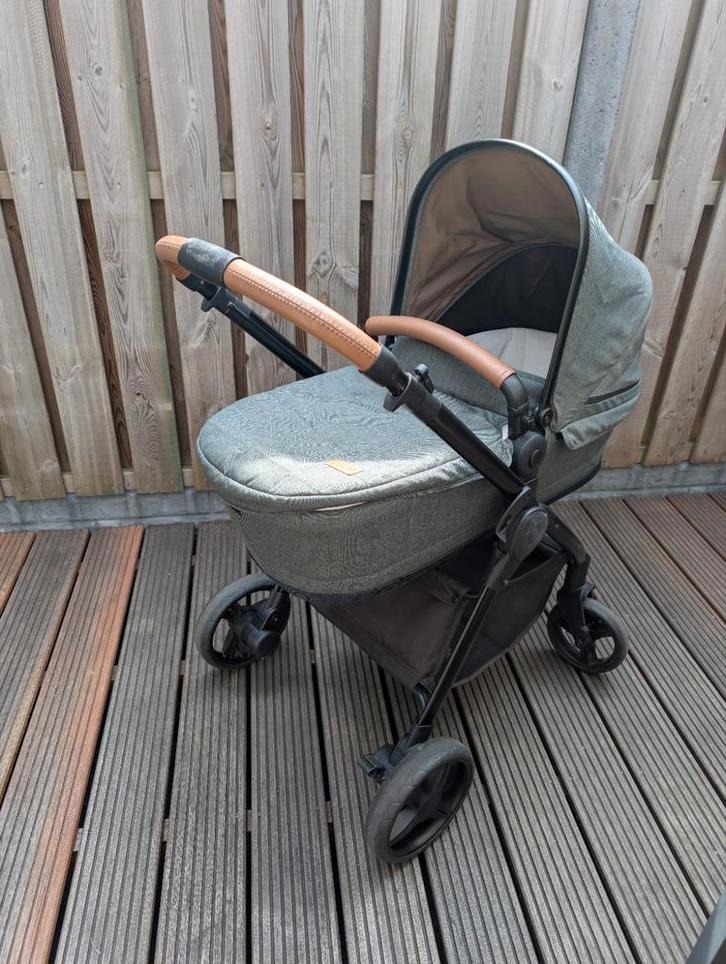 Qute 2 in 1 kinderwagen Q-Move groen met zwart frame, Kinderen en Baby's, Kinderwagens en Combinaties, Gebruikt, Overige merken