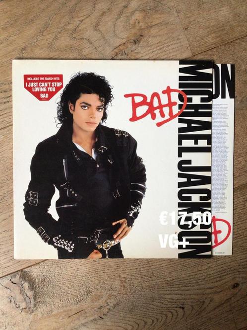 Michael Jackson- bad, Cd's en Dvd's, Vinyl | Pop, Gebruikt, 1980 tot 2000, Overige formaten, Ophalen