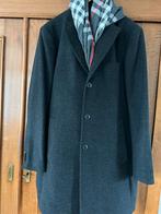 Grijze wollen cashmere herenjas - Maat 52/54, Ophalen of Verzenden, Zo goed als nieuw, Maat 52/54 (L), Grijs