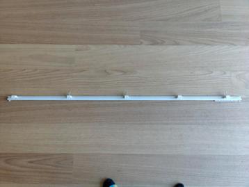 Gordijnrails wit design 166 cm beschikbaar voor biedingen