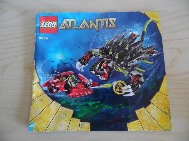 Lego Atlantis 8079 Shadow Snapper, Kinderen en Baby's, Speelgoed | Duplo en Lego, Gebruikt, Lego, Complete set, Ophalen of Verzenden