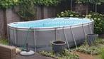 Bestway zwembad ovaal 488 x 305 x 107cm, 120 cm of meer, 300 cm of meer, Ophalen of Verzenden, Zo goed als nieuw