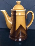 Koffiepot retro Bunzlau keramiek spuitdecor, Ophalen of Verzenden