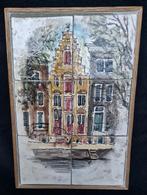 Tegeltableau HERENGRACHT ..81 schilder M. Karels Volendam, Ophalen of Verzenden