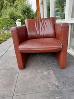 leolux fauteuil  mooi model,warme kleur, Ophalen, Gebruikt, Tijdloos, 50 tot 75 cm