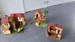 Sylvanian families - landhuis en boomhut, Kinderen en Baby's, Speelgoed | Poppenhuizen, Ophalen, Gebruikt
