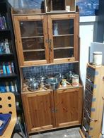 Hrle nette buffetkast Ikea 1 geheel boven en onder glas, Ophalen, Gebruikt, 200 cm of meer, 50 tot 100 cm