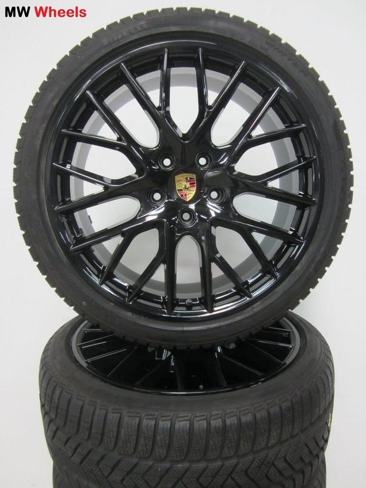Originele Porsche Panamera 971 21 inch velgen winterbanden, Auto-onderdelen, Banden en Velgen, Banden en Velgen, Winterbanden