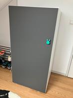 Kledingkast ikea PLATSA met grijze deur, Huis en Inrichting, Ophalen, Gebruikt, 100 tot 150 cm, Met hangruimte