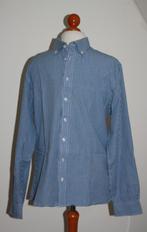 HEMA blouse overhemd heren ruitjes blauw maat L = 41/42, Hema, Blauw, Halswijdte 41/42 (L), Zo goed als nieuw