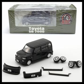 Toyota bB 2000 van BMC 1/64 zwart